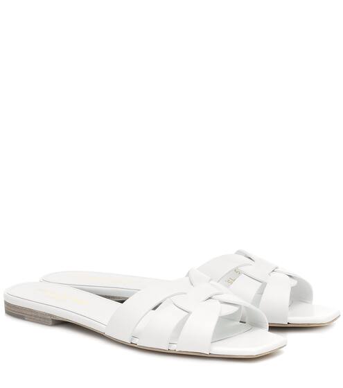 Tribute Nu Pieds leather sandals | Saint Laurent