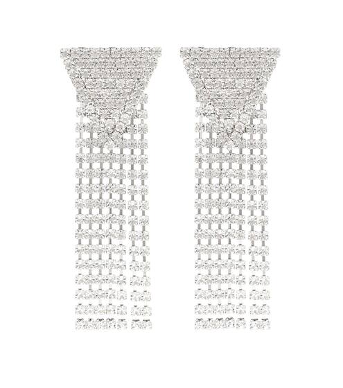 Crystal-embellished earrings | Alessandra Rich