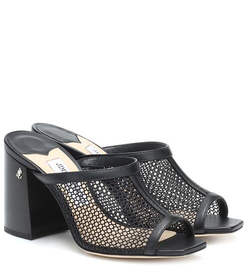 Pantoletten Joud 85 mit Leder | Jimmy Choo