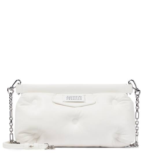 Red Carpet Glam Slam leather clutch | Maison Margiela
