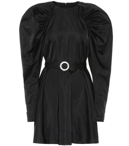 Puff-sleeve satin minidress | ROTATE BIRGER CHRISTENSEN