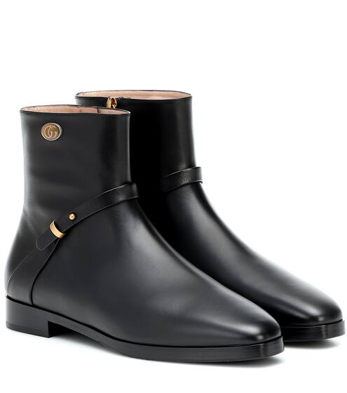 Ankle Boots aus Leder | Gucci