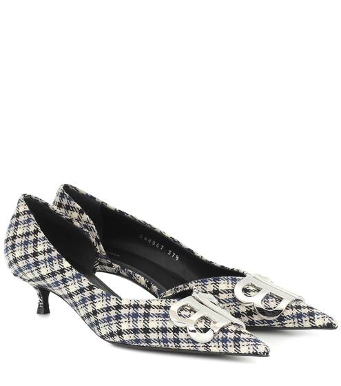 BB checked d'Orsay pumps | Balenciaga