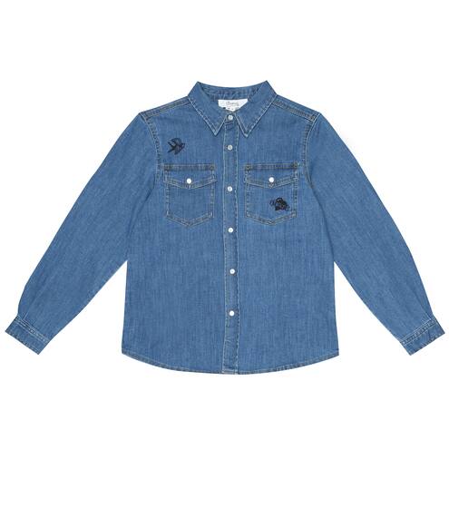 El Dorado embroidered denim shirt | Bonpoint