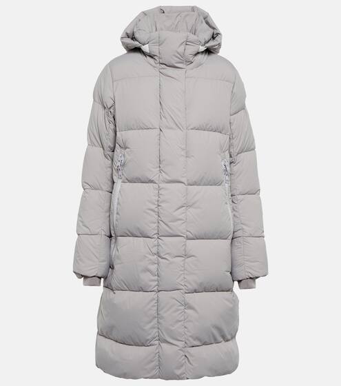 white long down coat