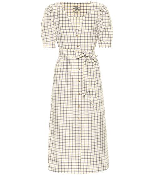 Exclusive to Mytheresa – Alma checked cotton midi dress | Baum und Pferdgarten