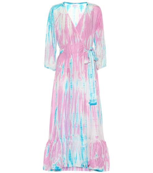 Exclusive to Mytheresa – Tie-dye silk midi dress | Anna Kosturova
