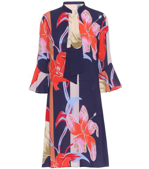 Floral stretch-cotton minidress | Etro