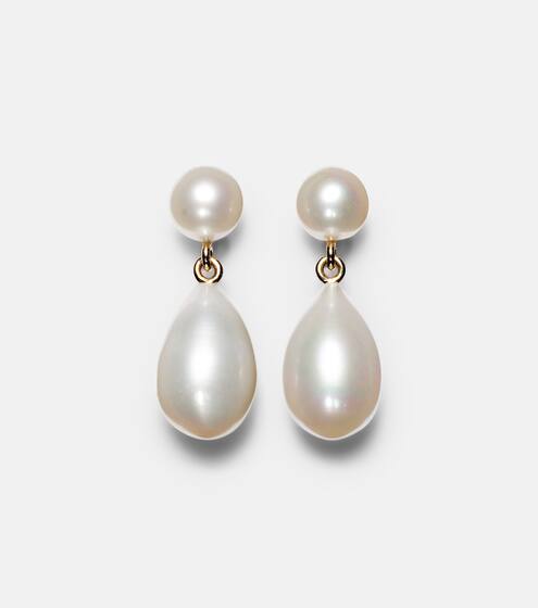 Venus L'eau 14kt gold earrings with pearls | Sophie Bille Brahe