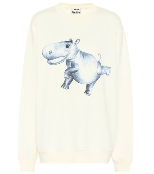 Hippo cotton sweatshirt | Acne Studios
