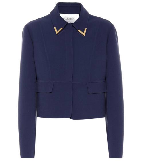 Virgin wool crêpe jacket | Valentino