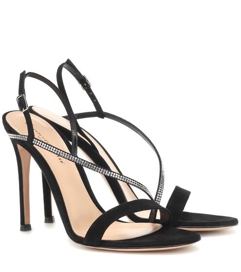 Exclusive to Mytheresa – Manhattan 105 suede sandals | Gianvito Rossi