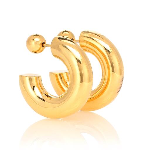 Donut Hoops Small 18kt gold-plated earrings | Sophie Buhai