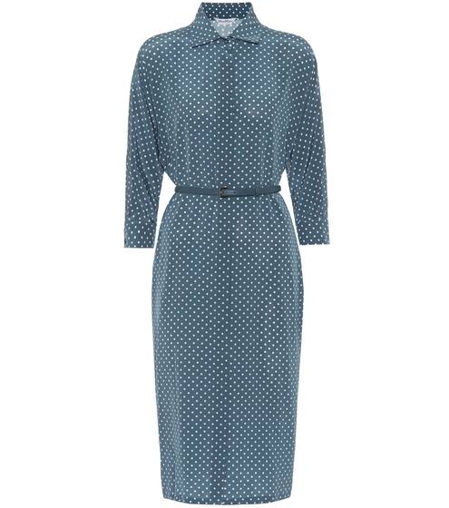 Garibo polka-dot silk shirt dress | Max Mara