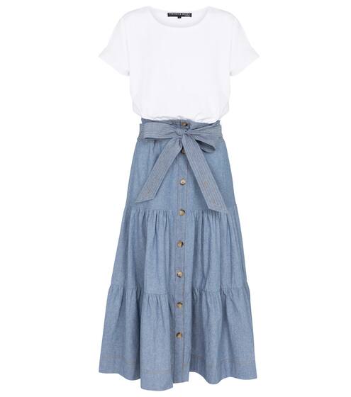 Emmitt stretch-cotton midi dress | Veronica Beard