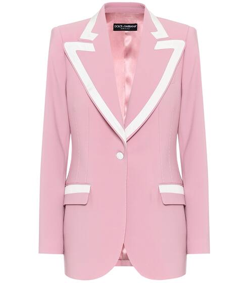 Stretch wool and silk blazer | Dolce & Gabbana