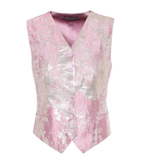 Silk-blend jacquard vest | Dolce & Gabbana