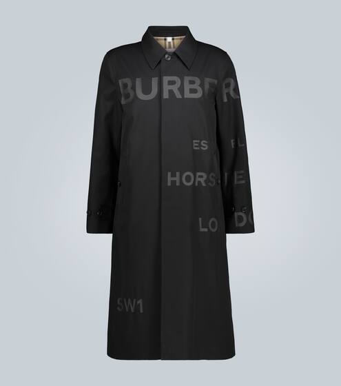 Contrast Horseferry logo car coat | Burberry
