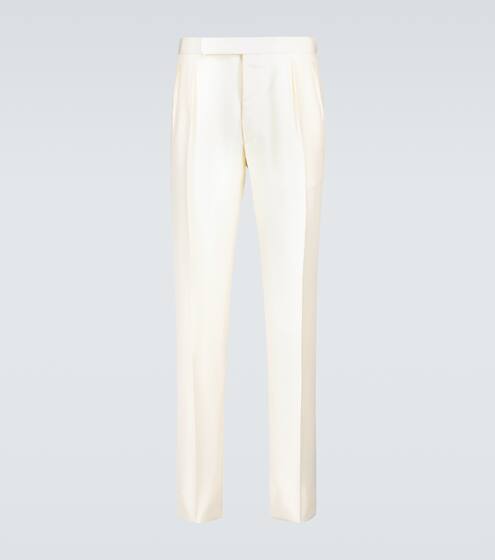Greg pleated Shantung silk pants | Ralph Lauren Purple Label