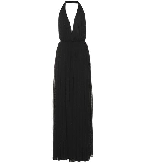 Embellished halter dress | Saint Laurent