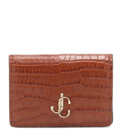 Exclusive to Mytheresa – Myah croc-effect leather wallet | Jimmy Choo