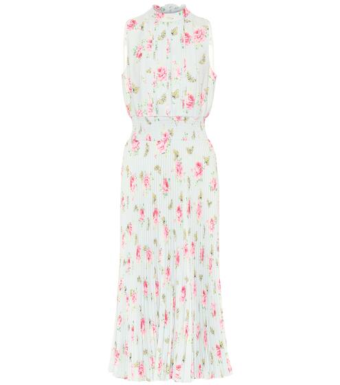 Floral sablé midi dress | Prada