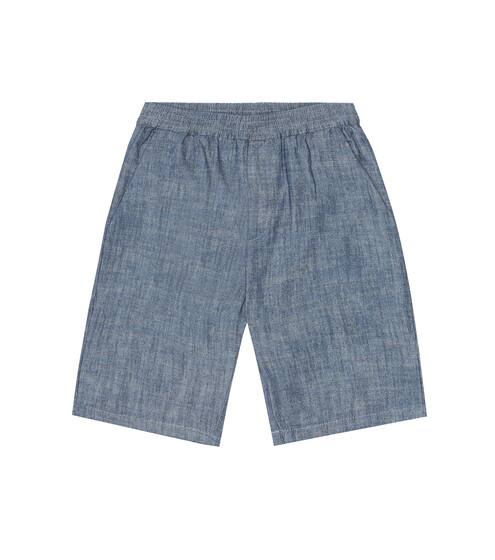 Neo cotton-chambray shorts | Bonpoint