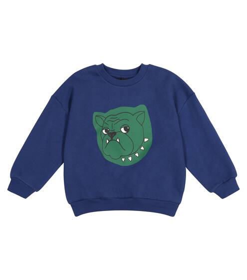 Sweat-shirt Bulldog imprimé en coton | Mini Rodini
