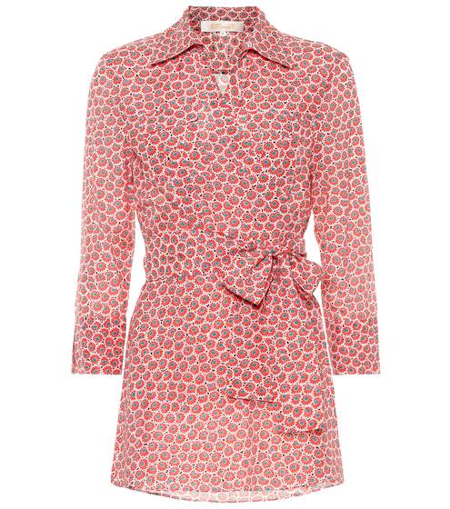 Printed cotton and silk blouse | Diane von Furstenberg