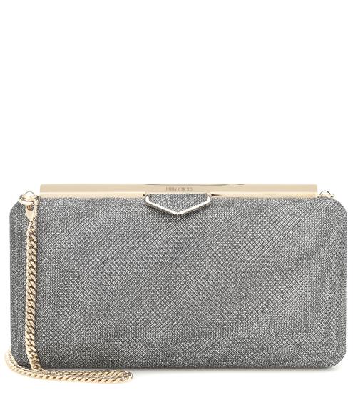 Ellipse metallic clutch | Jimmy Choo