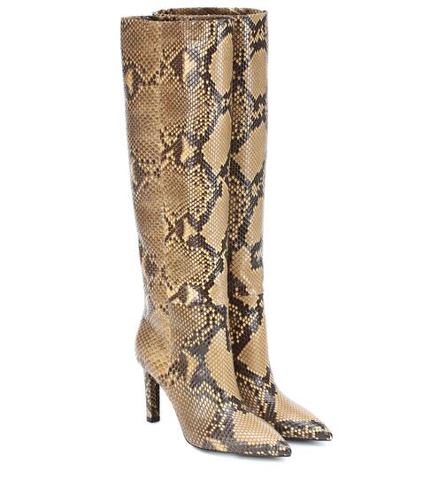 Kate 85 python-leather knee-high boots | Saint Laurent