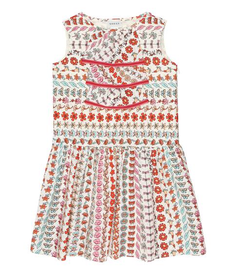 Floral cotton dress | Gucci Kids