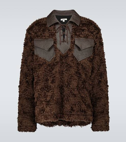 Elf shearling sweatshirt | Phipps