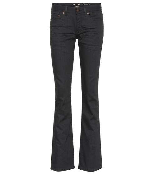 Stretch-cotton bootcut pants | Saint Laurent
