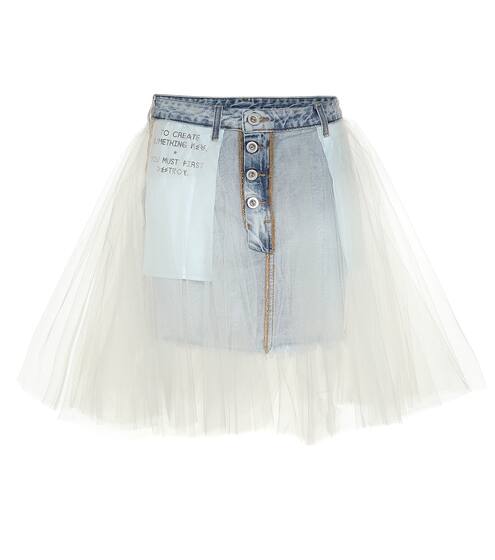 تنورة من الدنيم و التول | Unravel