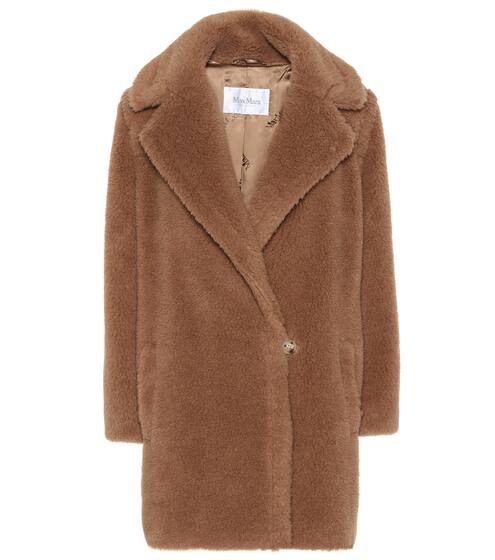 Ofelia camel and silk coat | Max Mara