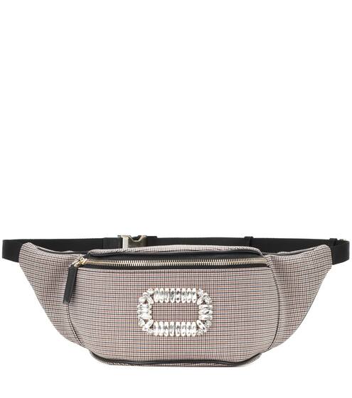 حقيبة للخصر بطبعات الكارو 'Belty Viv | Roger Vivier