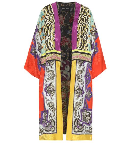 Floral silk-blend jacquard jacket | Etro