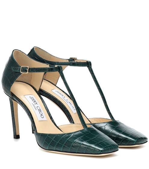 Pumps Lexica 85 in pelle stampata | Jimmy Choo