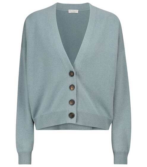 Wool-blend cardigan | Brunello Cucinelli