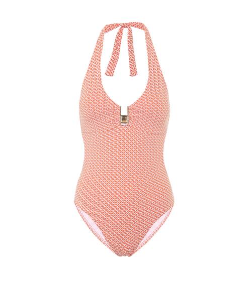 Sahara printed halter swimsuit | Melissa Odabash