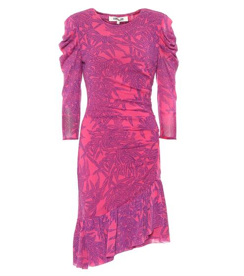 Asymmetrisches Minikleid Lila | Diane von Furstenberg