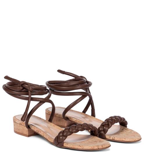 Braided leather sandals | Gianvito Rossi