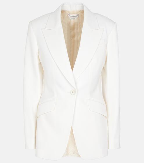 White designer blazer clearance