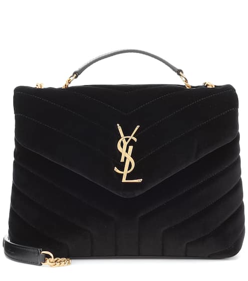 Saint Laurent Bags Ysl Handbags For Women Mytheresa Loulou Monogram Velvet Shoulder Bag Saint Laurent