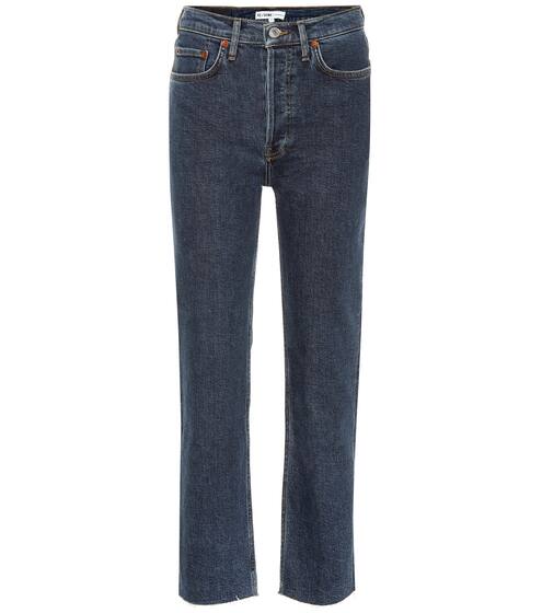 Stovepipe high-rise straight jeans | Re/Done