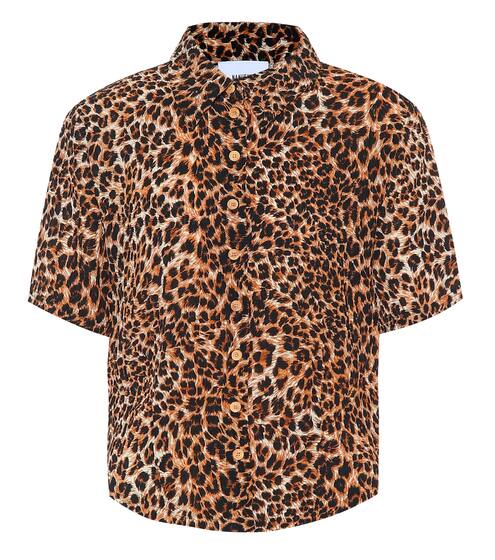 Clare leopard-printed shirt | Nanushka