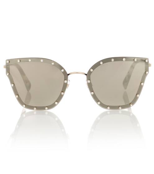 Embellished cat-eye sunglasses | Valentino