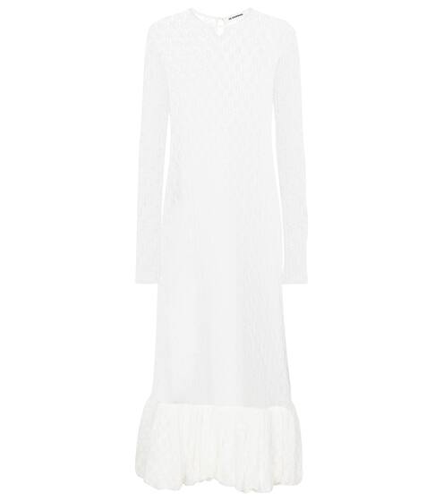 Cloqué jersey midi dress | Jil Sander