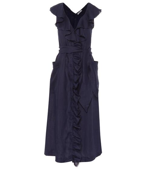 فستان من الكتان Mabel | Three Graces London